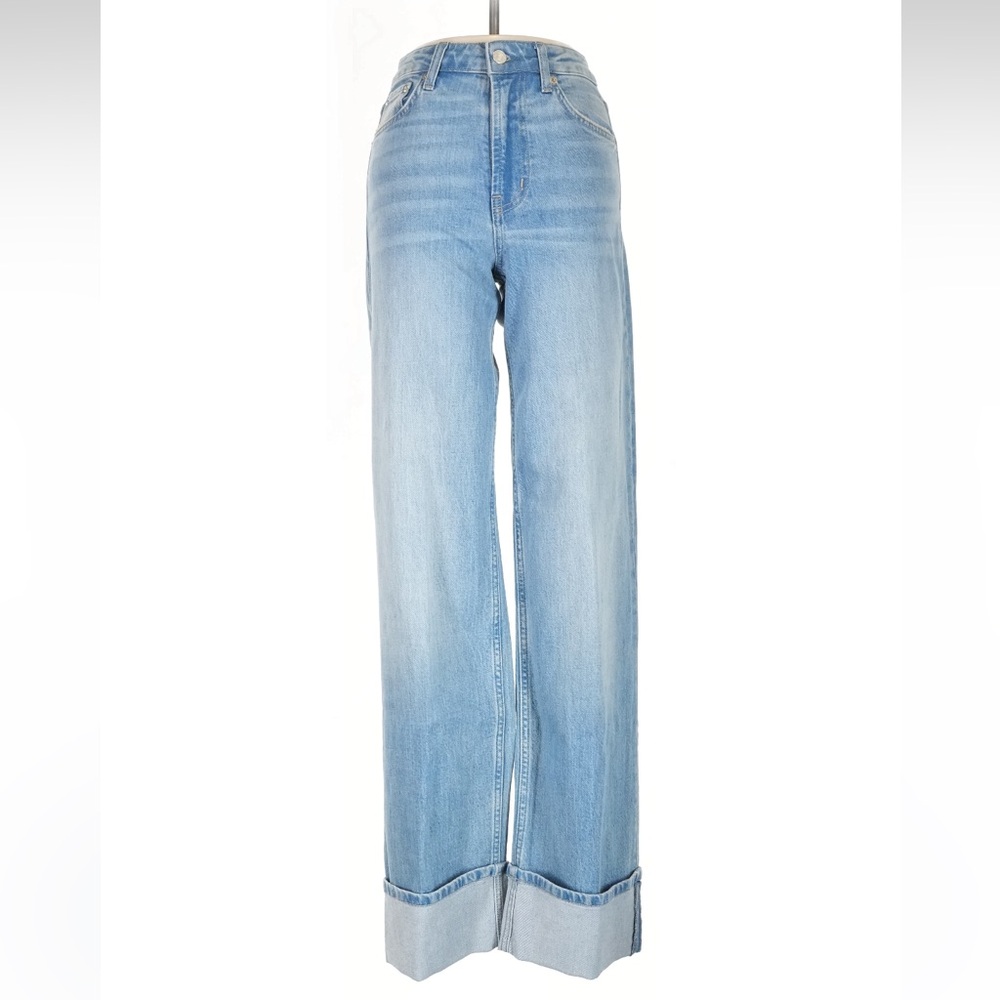 Rails Light Wash Wide-Leg Jeans